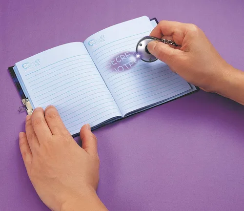 Vista 6 de Secret Notes - Juego de bolígrafo mágico y diario