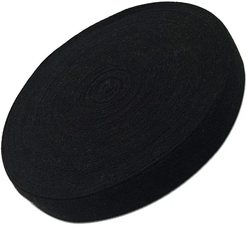 Vista 7 de Abbaoww Cinta de sarga de algodón de 50 yardas, 1 pulgada, cinta de cinta natural suave en espiga para coser manualidades, color beige