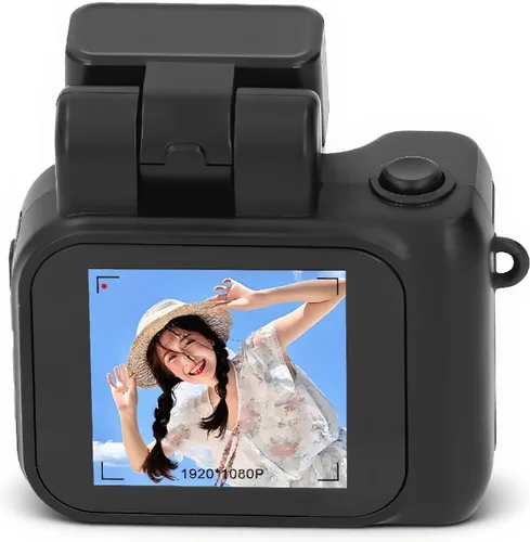 Vista 11 de Mini cámara llavero - 1080P HD, más pequeña del mundo, KeyCam con 6 filtros, duración de la batería de 100 minutos, memoria de 32 GB para estudiantes