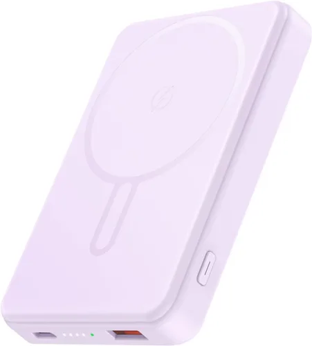 Vista 13 de para Magsafe Paquete de baterías, cargador portátil magnético de 12000 mAh, cargador de energía PD de 22.5 W, carga rápida, USB C entrada y salida
