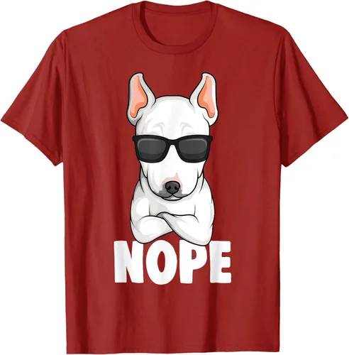 Vista 46 de Camiseta de perro Bull Terrier para niños y mujeres, Negro