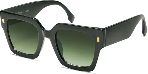 Vista 69 de SOJOS Gafas de sol cuadradas vintage de gran tamaño para mujer, estilo retro, de lujo, grandes, UV400 SJ2194