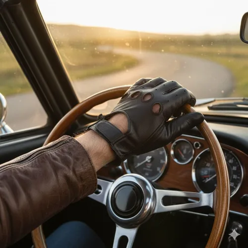 Vista 4 de Nuevos Guantes de Cuero de Policía Motociclista para Conducir Montar Carreras Cuero Natural Real Pantalla Táctil Ventilación Hombres Mujeres