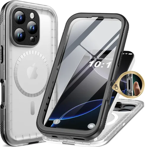 Vista 84 de Cozycase TOP - Funda impermeable militar IP68 para iPhone XR, resistente 360 a prueba de golpes, cuerpo completo, con protector de cámara