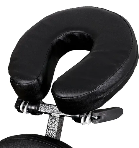 Vista 10 de JupiterForce Silla de masaje portátil, plegable, ligera, para terapia de tatuajes, con esponja ajustable de 4 pulgadas de grosor, para cliente, spa