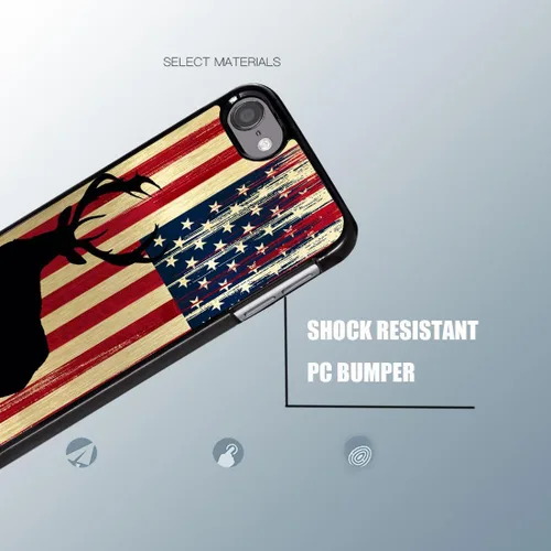 Vista 2 de Funda para iPod Touch 6, diseño delgado antiarañazos, de poliuretano termoplástico, a prueba de golpes, para iPod Touch 6, diseño de ciervos