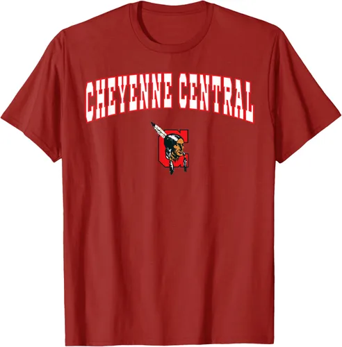 Vista 43 de Cheyenne Central High School Indians T-Shirt C2