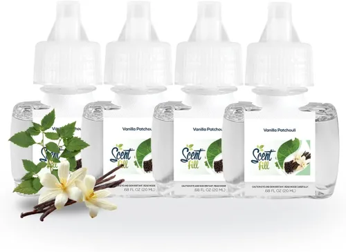Vista 34 de Scent Fill Ambientador enchufable de sidra de manzana, 4 recambios de aceite perfumado