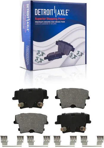 Vista 8 de Detroit Axle - Pastillas de Freno Delantero Izquierdo Reemplazo de Pinza de Disco para Ford Fusion Mazda 6 Lincoln MKZ Mercury Milan 2006-2012