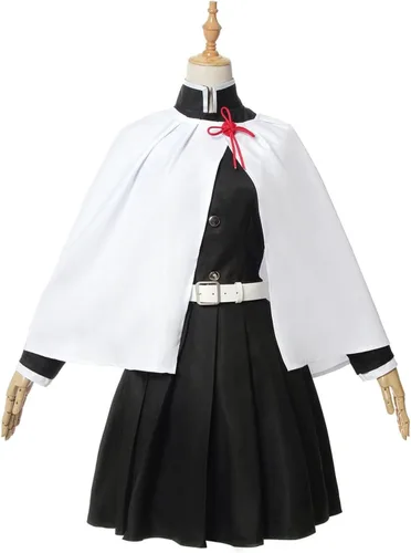 Vista 7 de Nuoqi Zentisu Tanjiro - Disfraz de cosplay para adulto de Giyuu Tomioka, traje de Shinobu, anime, Halloween