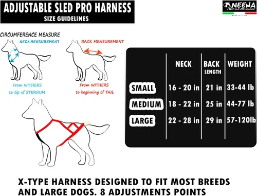 Vista 2 de Neewa Arnés ajustable para trineo profesional (S, rosa), arnés para perros de raza grande, arnés de tirones para perro, arnés gigante para perro