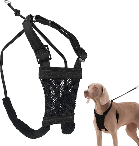 Vista 15 de Sporn Arnés para perro extra pequeño sin tirones, fácil y ajustable para cachorros en crecimiento, ligero, transpirable, nailon duradero, cuerpo