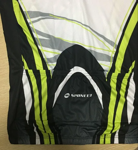 Vista 5 de sponeed Camisas de bicicleta para hombre, manga larga, con cremallera completa, equipo de ciclismo de invierno transpirable