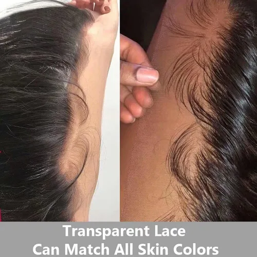 Vista 2 de Peluca de cabello humano con reflejos, sin pegamento, cabello Remy brasileño rizado 1b/27, marrón miel rubio, 13x6, HD, transparente, encaje