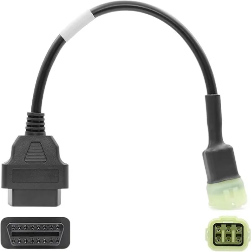 Vista 7 de for OBD2 Connector Motorcycle Motobike for for Moto for for Ducati OBD 2 Extension Cable(for Del phi 6pin)
