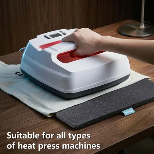 Vista 2 de WORKLION Alfombrilla de prensa térmica de 11 x 13 pulgadas: materiales resistentes al calor de doble cara, alfombrilla protectora resistente