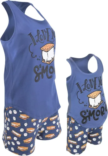 Vista 4 de Unique Baby Conjunto de pantalones cortos a juego para mamá y yo para niñas