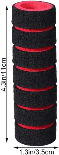 Vista 4 de INOOMP Cubierta antideslizante de espuma para manillar de bicicleta, agarres de barra de mango de esponja para bicicletas plegables eléctricas