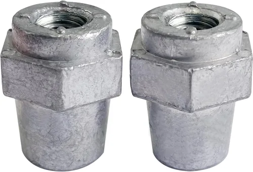 Vista 8 de Ampper 3/8"-16 rosca hembra de terminal de batería de latón adaptador de poste de terminal de batería postes de carga para extensión de perno