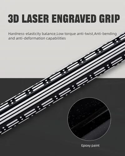 Vista 3 de CRICAL Carbon Fiber Pool Cue Stick, Pro Taper Shaft Low Deflection