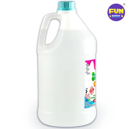 Vista 2 de FunKidz - Pegamento súper transparente de 1 galón, para todos los propósitos, proyectos de escuela, hogar, pegamento líquido, ideal para hacer limo