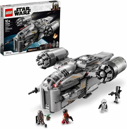 Vista 4 de LEGO Star Wars The Razor Crest 75292 Mandalorian Starship Juguete, Idea de Regalo para Niños, Niños y Niñas con la Minifigura del Niño "Baby Yoda