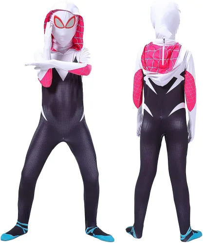 Vista 4 de YAVKELMY Disfraces para niños, disfraces de Halloween, disfraces de cosplay para niñas, trajes de vacaciones para niños