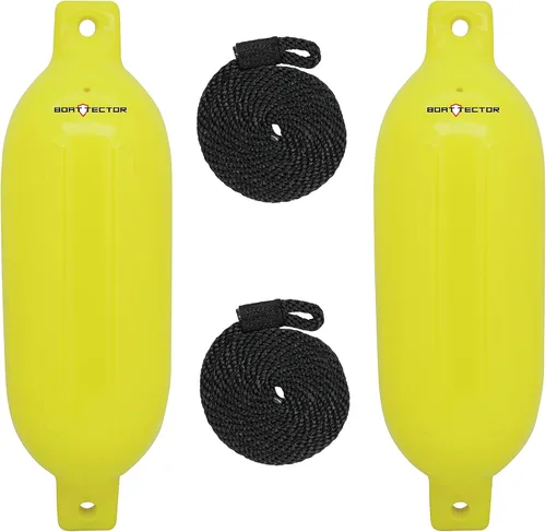Vista 27 de Extreme Max 3006.7375 BoatTector Defensa Inflable Value Paquete de 2 - 4.5" x 16", Negro