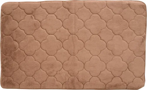 Vista 17 de Tapete de baño de espuma viscoelástica bordada con tecnología Water Shield, 17 x 24 pulgadas, angora