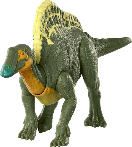 Vista 10 de Figura de acción de dinosaurio de Jurassic World Camp Cretácicos Roar Attack Kentrosaurus, juguete con función de golpe y sonidos