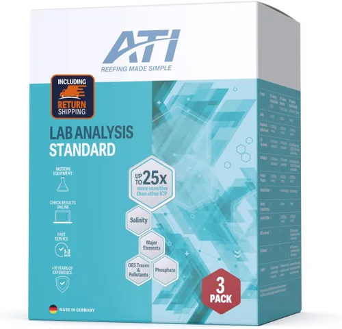Vista 7 de ATI ICP Lab Analysis Pro para acuarios de arrecife - Pruebas avanzadas de agua con análisis de agua RO - Nitrato, KH y fluoruro - 1 kit de prueba