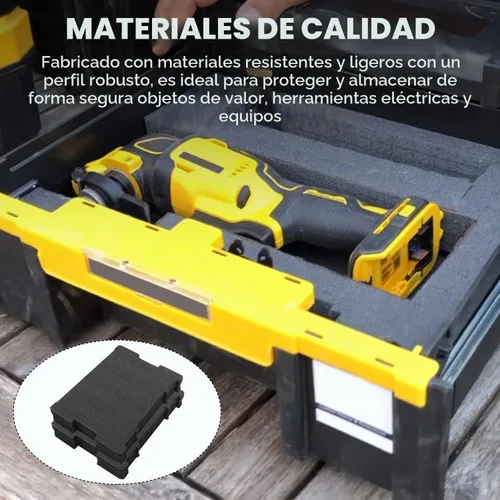 Vista 5 de Paquete de 2 insertos de espuma DWST88801 para DeWalt TSTAK
