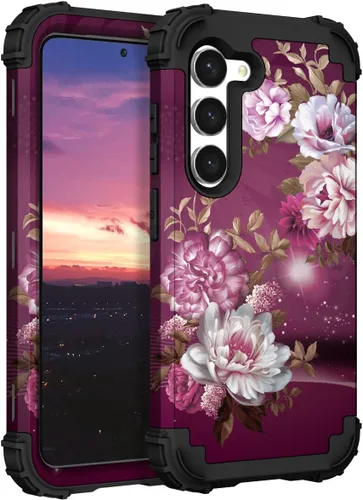 Vista 107 de Hocase Funda para Samsung Galaxy S26 Ultra, mandala beige