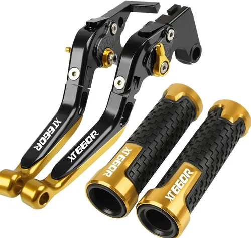 Vista 16 de Embrague de freno para Yamaha XT660R 2004-2016 Palancas de embrague de freno plegables de motocicleta embrague de freno ajustables agarraderas CNC