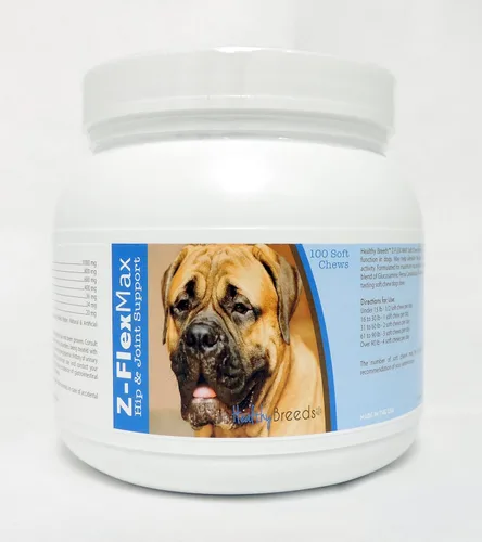 Vista 41 de Healthy Breeds Afghan Hound Z-Flex Max - Masticables suaves para cadera y articulaciones, 100