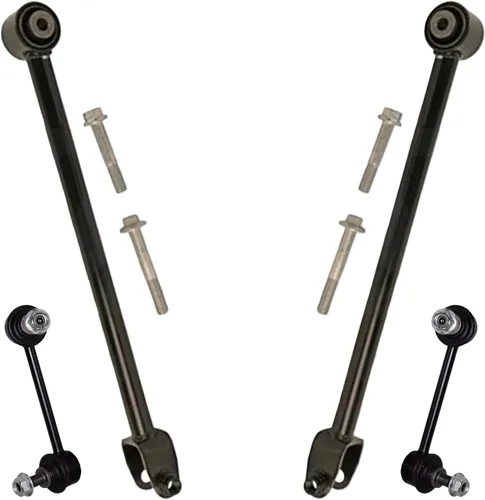 Vista 187 de Detroit Axle - Barras estabilizadoras de brazos de control delanteros 4WD para Ford 2005-2008 F-150 Lincoln Mark LT, 2 brazos de control superiores