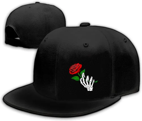 Vista 7 de Gorra de béisbol ajustable para hombre, gorra de béisbol ajustable negra con diseño de bandera estadounidense, gorra de calavera pirata