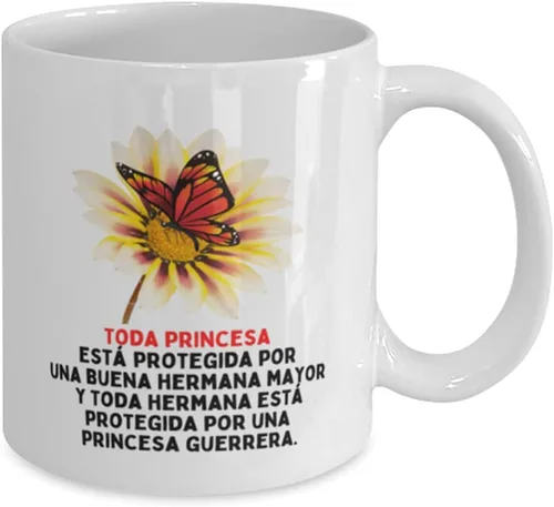 Vista 2 de Taza Toda princesa esta protegida taza de café