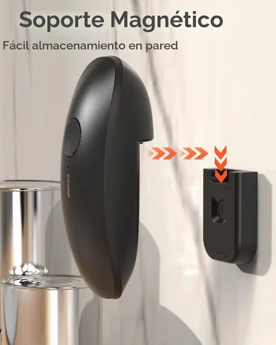 Vista 5 de Canslab Ultrablde (versión básica) - Abrelatas eléctrico recargable para cocina para personas mayores con artritis, abrelatas de batería USB