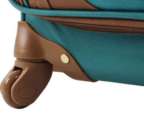 Vista 4 de Steve Madden Designer - Maleta de mano de 15 pulgadas, equipaje de viaje de negocios para fin de semana, ligera con 2 ruedas giratorias, bolsa