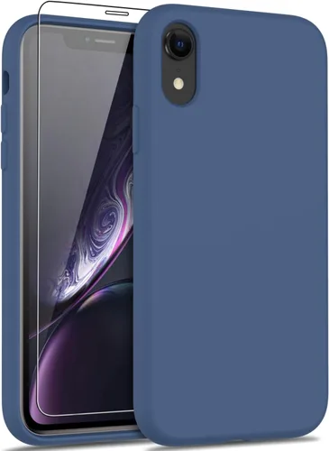 Vista 88 de bemal Funda para iPhone 14 Pro con protector de pantalla, silicona líquida de ajuste delgado, forro de microfibra suave, diseñada para mujeres
