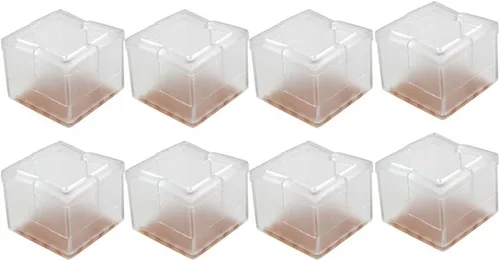 Vista 3 de 8pcs 1.181 in-1.378 in antideslizante silicona muebles silla mesa pie pierna cubierta protectora