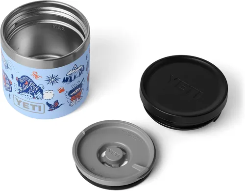 Vista 3 de YETI Rambler - Tarro de alimentos de 8 onzas, aislado al vacío, acero inoxidable, con tapa hermética, Big Sky Summer Camp