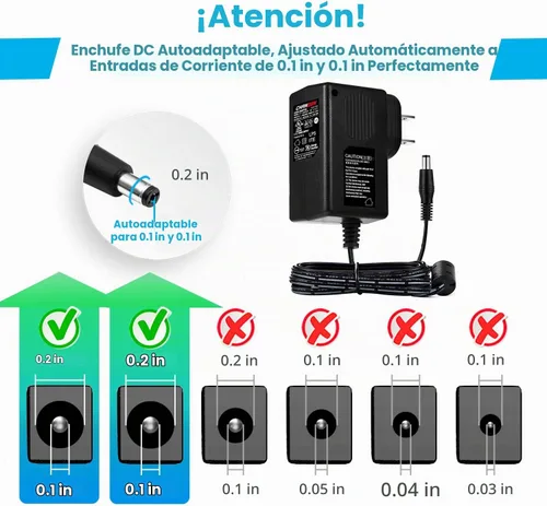 Vista 2 de [Listado UL] CHANZON 12V 1A 12W Fuente de alimentación AC DC Adaptador