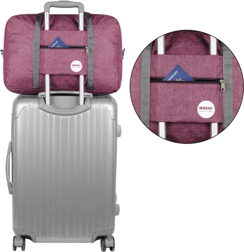 Vista 4 de For Spirit Airlines - Bolsa de viaje para artículos personales de 18 x 14 x 8 pulgadas, plegable, para debajo del asiento, equipaje de mano