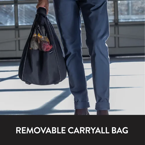 Vista 5 de Evenflo Shyft DualRide Carryall Bolsa de almacenamiento (negro)