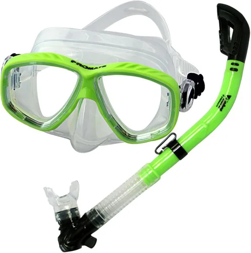 Vista 10 de PROMATE Juego combinado de máscara de buceo y esnórquel AB