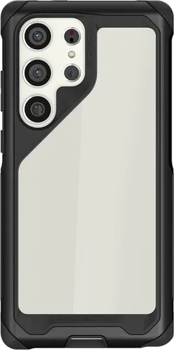 Vista 90 de Ghostek Atomic - Funda delgada para Galaxy Z Flip 4, parte trasera de aramida con parachoques de aluminio rojo, funda protectora de doble capa a