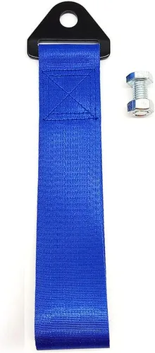 Vista 5 de Correa de remolque de alta resistencia estilo JDM de nailon correas de remolque universales Calcomanías de parachoques deportivas Racing Trailer