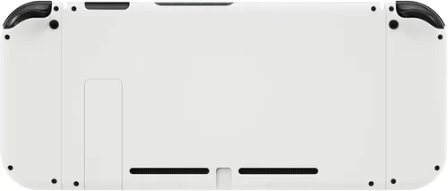 Vista 6 de eXtremeRate Dpad Version Custom Full Set Shell for Nintendo Switch, White Replacement Console Back Plate, NS Joycon Handheld Controller Housing with